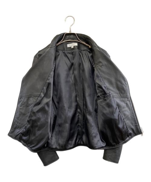 BEAUTY&YOUTH（ビューティーアンドユース）BEAUTY&YOUTH (ビューティーアンドユース) レザージャケット ブラック サイズ:Lの古着・服飾アイテム