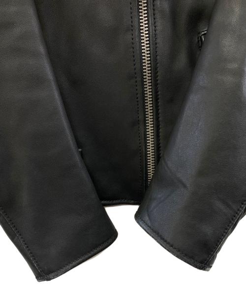 BEAUTY&YOUTH（ビューティーアンドユース）BEAUTY&YOUTH (ビューティーアンドユース) レザージャケット ブラック サイズ:Lの古着・服飾アイテム