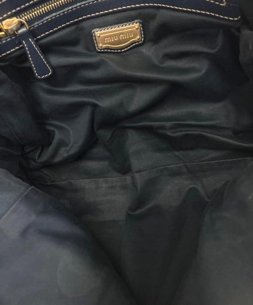 MIU MIU（ミュウミュウ）MIU MIU (ミュウミュウ) レザーバッグの古着・服飾アイテム