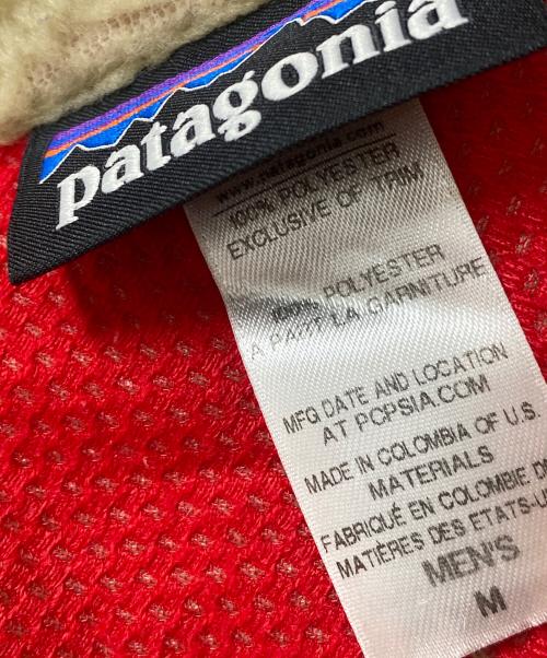 Patagonia（パタゴニア）Patagonia (パタゴニア) フリースベスト ベージュ×パープル サイズ:Mの古着・服飾アイテム
