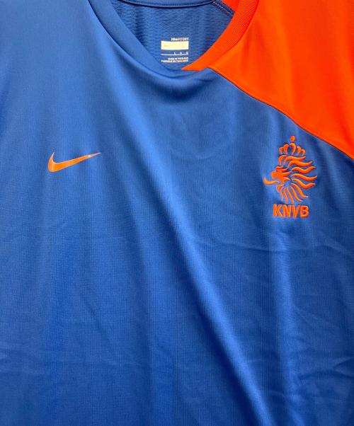 NIKE（ナイキ）NIKE (ナイキ) サッカーウェア(トップス) オランダ代表 オレンジ×ブルー サイズ:Lの古着・服飾アイテム