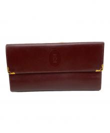 Cartier（カルティエ）の古着「長財布」｜ボルドー