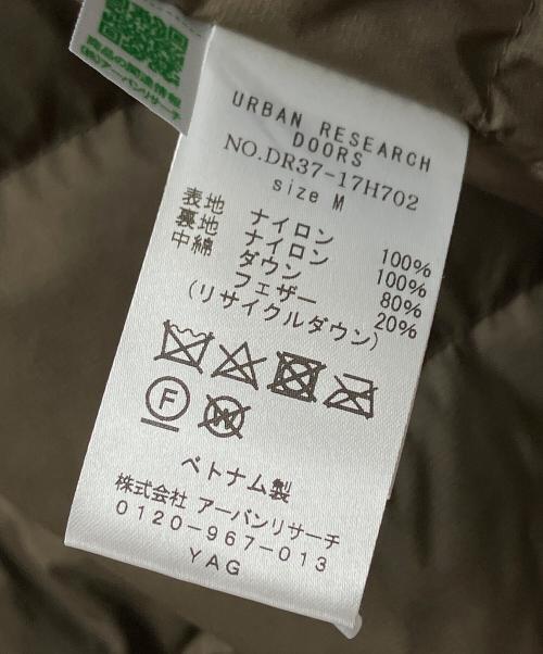 NANGA（ナンガ）NANGA (ナンガ) URBAN RESEARCH DOORS (アーバンリサーチドアーズ) ダウンジャケット ブラウン サイズ:Mの古着・服飾アイテム