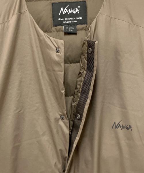 NANGA（ナンガ）NANGA (ナンガ) URBAN RESEARCH DOORS (アーバンリサーチドアーズ) ダウンジャケット ブラウン サイズ:Mの古着・服飾アイテム