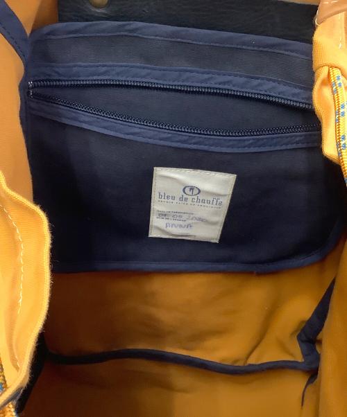 Bleu de chauffe（ブルードゥシャフ）bleu de chauffe (ブルードゥシャフ) キャンバスバックパック オレンジの古着・服飾アイテム