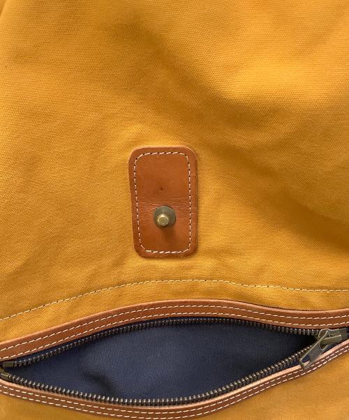 Bleu de chauffe（ブルードゥシャフ）bleu de chauffe (ブルードゥシャフ) キャンバスバックパック オレンジの古着・服飾アイテム