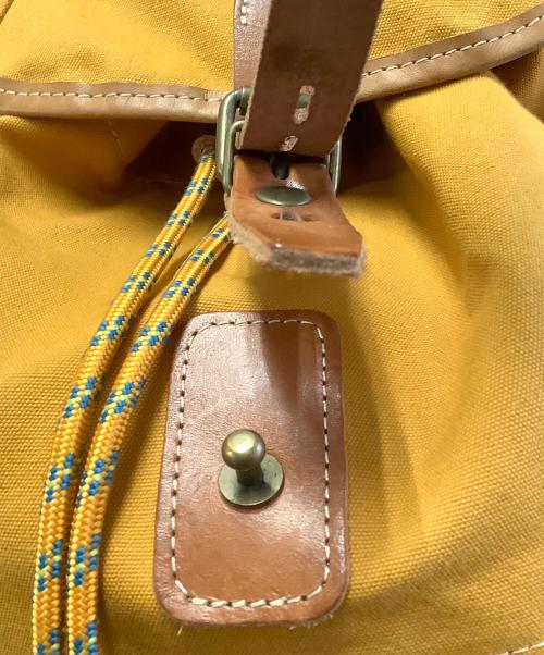 Bleu de chauffe（ブルードゥシャフ）bleu de chauffe (ブルードゥシャフ) キャンバスバックパック オレンジの古着・服飾アイテム