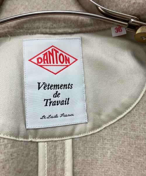 DANTON（ダントン）DANTON (ダントン) ROUND COLLAR JKT ベージュ サイズ:36の古着・服飾アイテム