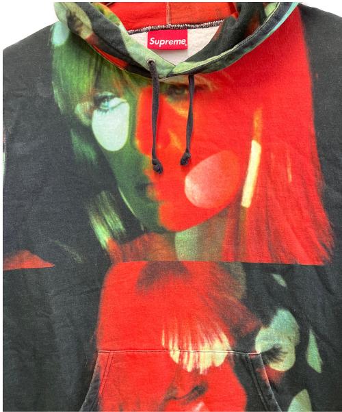 SUPREME（シュプリーム）SUPREME (シュプリーム) The Velvet Underground (ザヴェルヴェットアンダーグラウンド) プルオーバーパーカー レッド×ブラック サイズ:Lの古着・服飾アイテム
