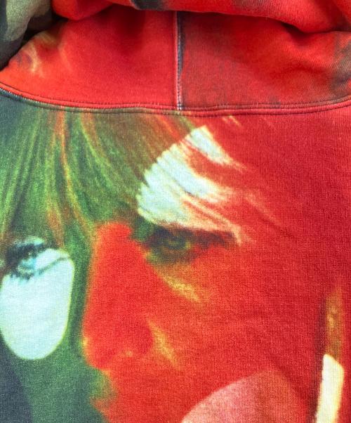 SUPREME（シュプリーム）SUPREME (シュプリーム) The Velvet Underground (ザヴェルヴェットアンダーグラウンド) プルオーバーパーカー レッド×ブラック サイズ:Lの古着・服飾アイテム