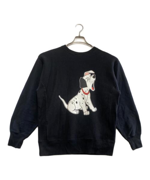 Champion REVERSE WEAVE（チャンピオン リバース ウィーブ）Champion REVERSE WEAVE (チャンピオン リバース ウィーブ) Disney (ディズニー) スウェット ブラック サイズ:Lの古着・服飾アイテム