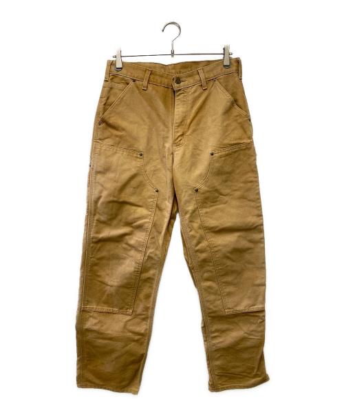 CarHartt（カーハート）CarHartt (カーハート) ウォッシュドダック ダブルニー ペインターパンツ ブラウン サイズ:30×32の古着・服飾アイテム