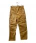 CarHartt (カーハート) ウォッシュドダック ダブルニー ペインターパンツ ブラウン サイズ:30×32：15000円