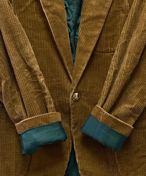 UNITED ARROWS & SONS（ユナイテッドアローズ＆サンズ）UNITED ARROWS & SONS (ユナイテッドアローズ＆サンズ) 太畝コーデュロイブレザー キャメル サイズ:Mの古着・服飾アイテム