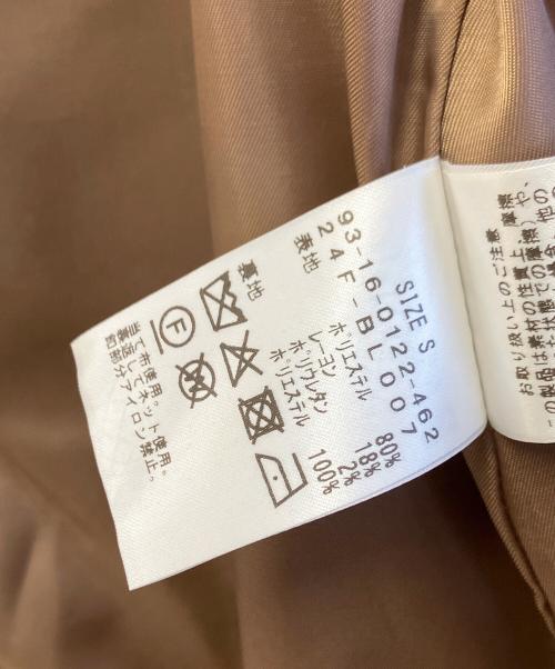 B:MING by BEAMS（ビーミングバイビームス）B:MING by BEAMS (ビーミングバイビームス) ドライギャバジン ６ボタン ダブルジャケット ブラウン サイズ:Sの古着・服飾アイテム