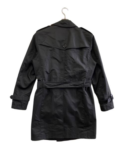 BLACK LABEL CRESTBRIDGE（ブラックレーベル クレストブリッジ）BLACK LABEL CRESTBRIDGE (ブラックレーベル クレストブリッジ) ライナー付トレンチコート ブラック サイズ:Mの古着・服飾アイテム