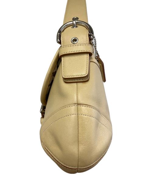 COACH（コーチ）COACH (コーチ) ワンショルダーバッグ ベージュの古着・服飾アイテム