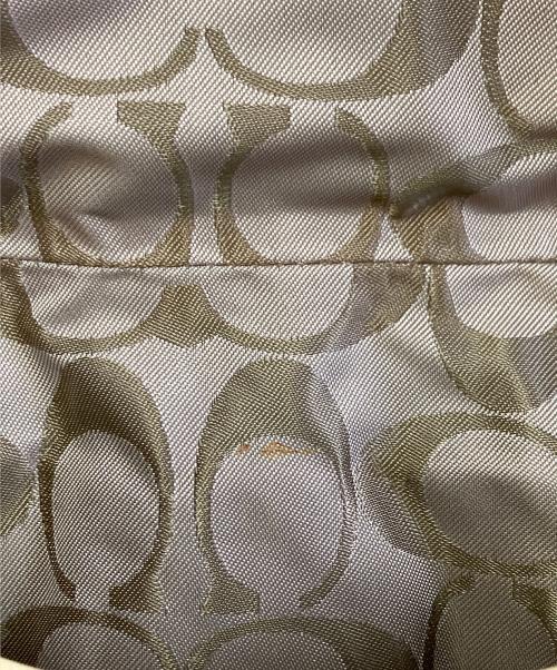 COACH（コーチ）COACH (コーチ) ワンショルダーバッグ ベージュの古着・服飾アイテム
