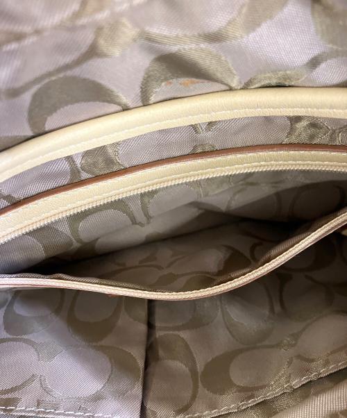COACH（コーチ）COACH (コーチ) ワンショルダーバッグ ベージュの古着・服飾アイテム