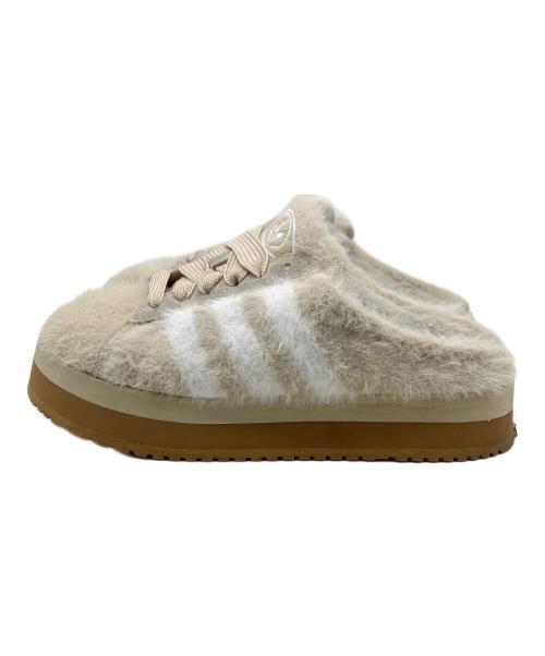 adidas（アディダス）adidas (アディダス) ミュールスニーカー ベージュ サイズ:24.5の古着・服飾アイテム