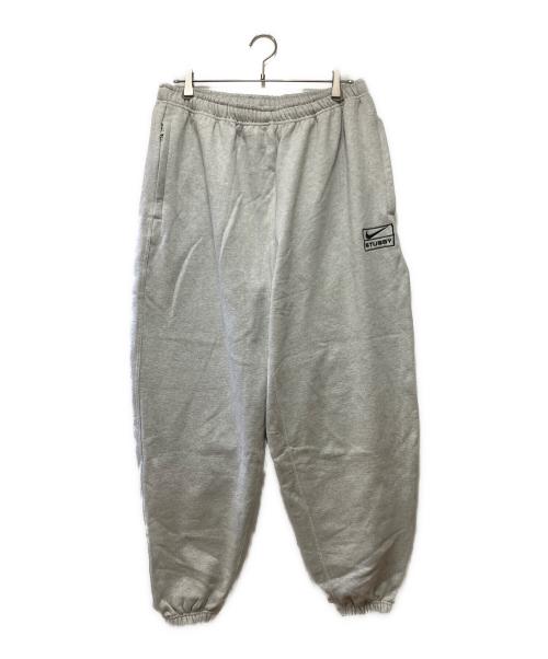 NIKE（ナイキ）NIKE (ナイキ) stussy (ステューシー) Fleece Pant グレー サイズ:Lの古着・服飾アイテム