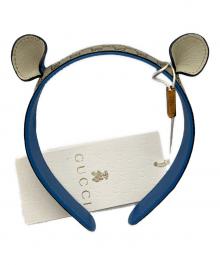GUCCI（グッチ）の古着「カチューシャ」｜ベージュ×ブルー