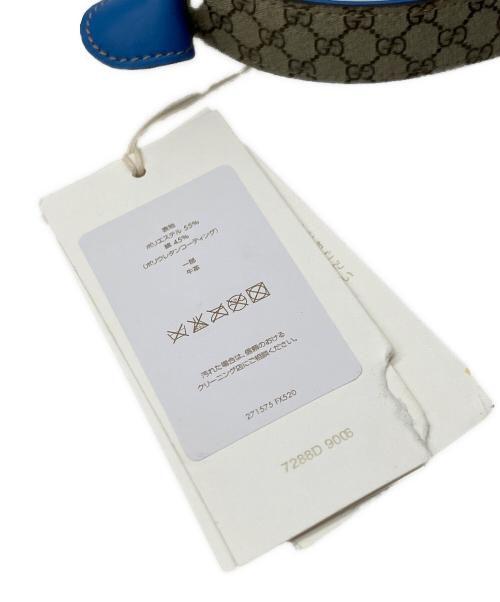 GUCCI（グッチ）GUCCI (グッチ) カチューシャ ベージュ×ブルーの古着・服飾アイテム
