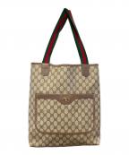 GUCCIグッチ）の古着「トートバッグ」｜ベージュ