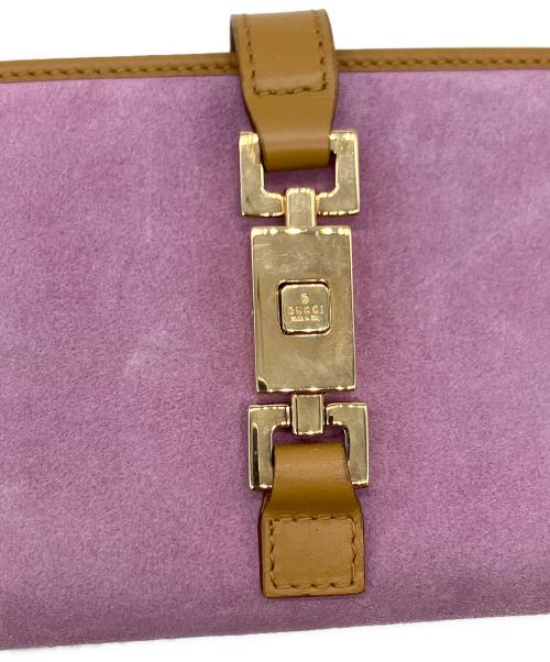 GUCCI（グッチ）GUCCI (グッチ) 手帳カバー パープル×ブラウンの古着・服飾アイテム