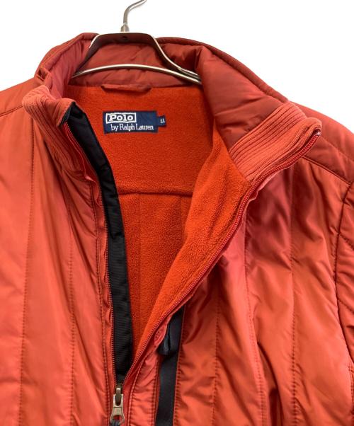 POLO RALPH LAUREN（ポロ・ラルフローレン）POLO RALPH LAUREN (ポロ・ラルフローレン) 中綿ジャケット オレンジ サイズ:LLの古着・服飾アイテム