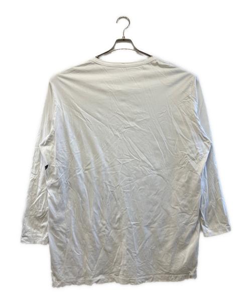 GROUND Y（グラウンドワイ）GROUND Y (グラウンドワイ) 長袖カットソー ホワイト サイズ:3の古着・服飾アイテム