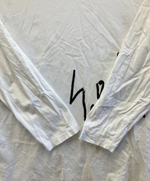 GROUND Y（グラウンドワイ）GROUND Y (グラウンドワイ) 長袖カットソー ホワイト サイズ:3の古着・服飾アイテム