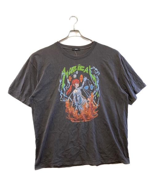 nubian（ヌビアン）NUBIAN (ヌビアン) JUN INAGAWA (ジュン イナガワ) 半袖Tシャツ ブラック サイズ:不明の古着・服飾アイテム
