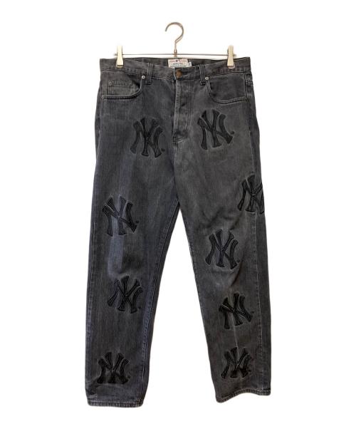 SUPREME（シュプリーム）SUPREME (シュプリーム) MLB (エムエルビー) デニムパンツ ブラック サイズ:32の古着・服飾アイテム