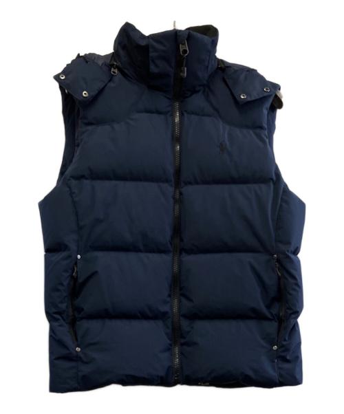 POLO RALPH LAUREN（ポロ・ラルフローレン）POLO RALPH LAUREN (ポロ・ラルフローレン) ダウンベスト ネイビー サイズ:Mの古着・服飾アイテム