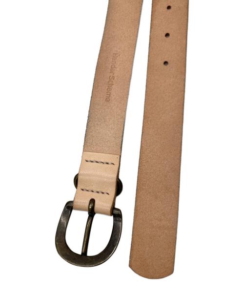 HENDER SCHEME（エンダースキーマ）Hender Scheme (エンダースキーマ) レザーベルト ベージュの古着・服飾アイテム