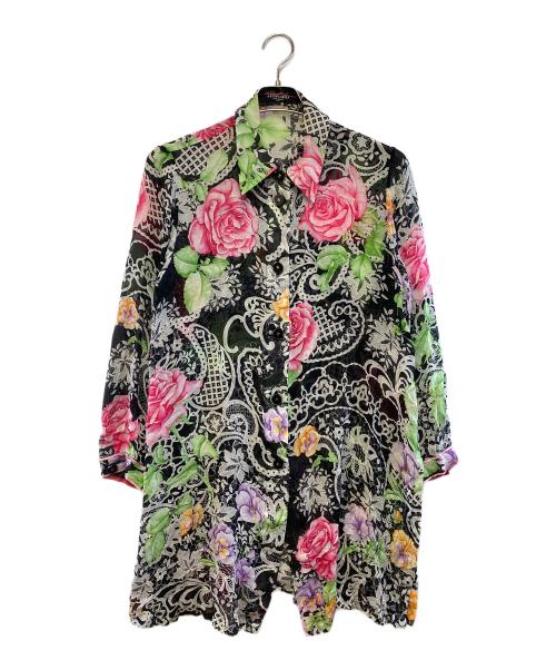 LEONARD（レオナール）LEONARD (レオナール) 長袖ワンピース マルチカラー サイズ:9Rの古着・服飾アイテム