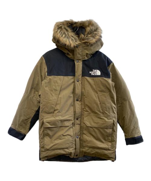 THE NORTH FACE（ザ ノース フェイス）THE NORTH FACE (ザ ノース フェイス) MOUNTAIN DOWN COAT ブラック×カーキ サイズ:Lの古着・服飾アイテム