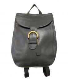 COACH（コーチ）の古着「レザーリュック」｜ブラック
