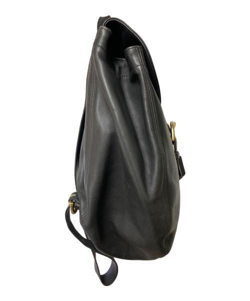 COACH（コーチ）COACH (コーチ) レザーリュック ブラックの古着・服飾アイテム
