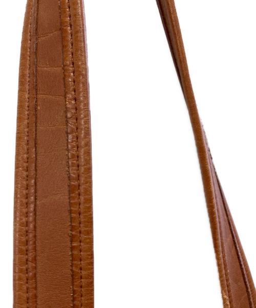 COACH（コーチ）COACH (コーチ) スエード切替ターンロックショルダーバッグ ブラウンの古着・服飾アイテム