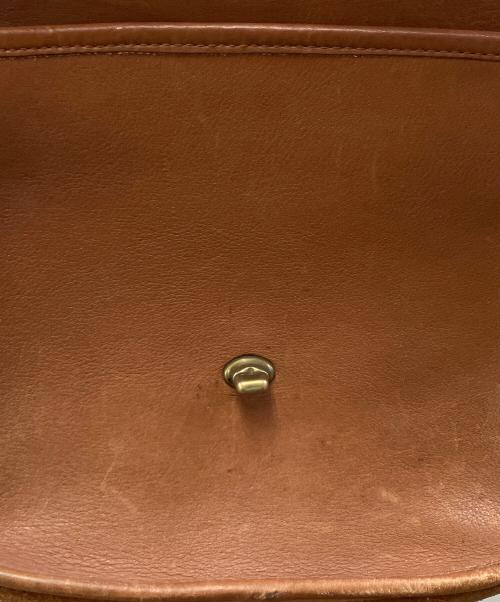 COACH（コーチ）COACH (コーチ) スエード切替ターンロックショルダーバッグ ブラウンの古着・服飾アイテム
