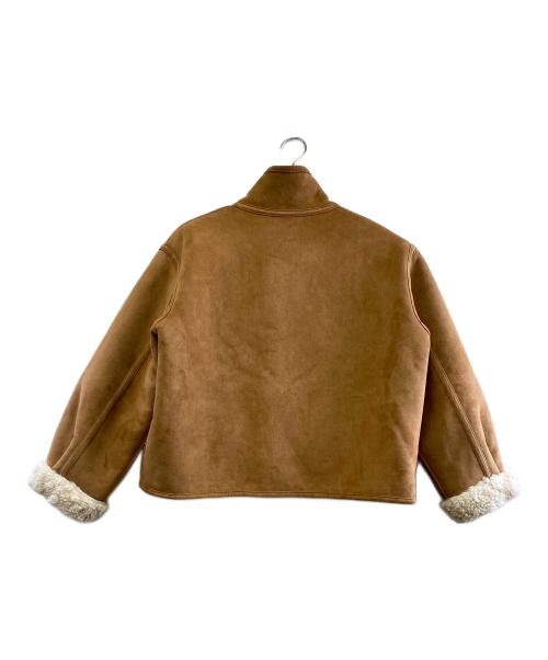 ZARA（ザラ）ZARA (ザラ) リバーシブルダブルフェイスジャケット アイボリー×ブラウン サイズ:Mの古着・服飾アイテム