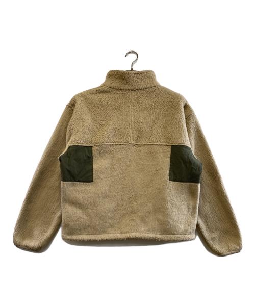 NIKE ACG（ナイキエーシージー）NIKE ACG (ナイキエーシージー) フリースジャケット ベージュ×グリーン サイズ:Mの古着・服飾アイテム