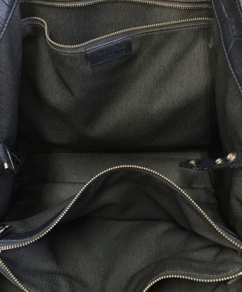 PELLE MORBIDA（ペッレモルビダ）PELLE MORBIDA (ペッレモルビダ) トートバッグ ネイビーの古着・服飾アイテム