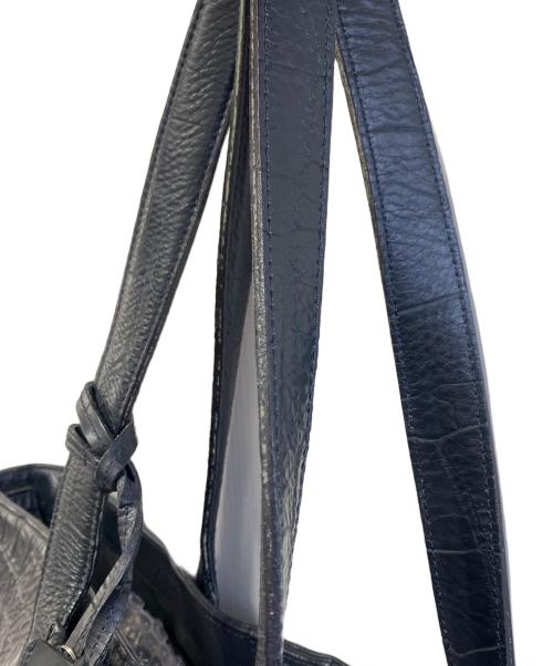 PELLE MORBIDA（ペッレモルビダ）PELLE MORBIDA (ペッレモルビダ) トートバッグ ネイビーの古着・服飾アイテム