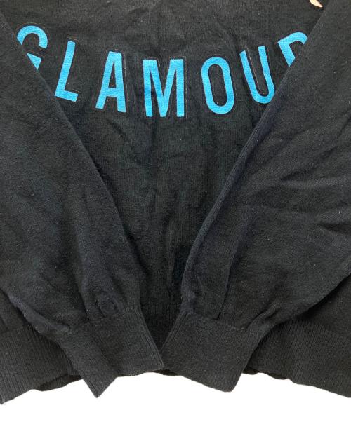Hysteric Glamour（ヒステリックグラマー）Hysteric Glamour (ヒステリックグラマー) 薄手ニット ブラック サイズ:Lの古着・服飾アイテム