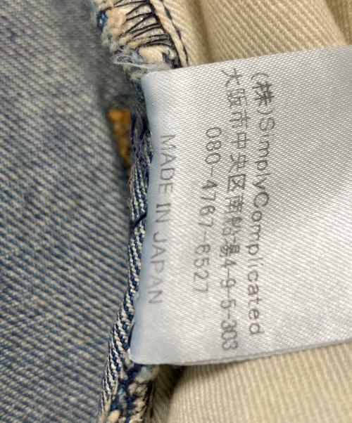 SIMPLY COMPLICATED（シンプリーコンプリケイティド）SIMPLY COMPLICATED (シンプリーコンプリケイティド) デニムパンツ ブルー サイズ:32の古着・服飾アイテム