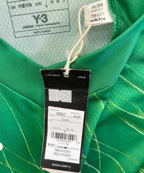 Y-3（ワイスリー）Y-3 (ワイスリー) サッカーユニフォーム グリーン サイズ:M 未使用品の古着・服飾アイテム
