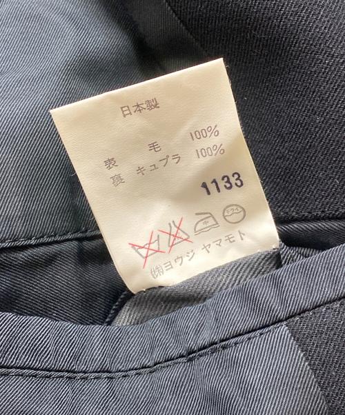 YOHJI YAMAMOTO（ヨウジヤマモト）YOHJI YAMAMOTO (ヨウジヤマモト) テーラードジャケット ブラック サイズ:Sの古着・服飾アイテム